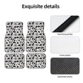 thumbnail image 4 of Disketp Cow for Crystal Velvet Car Mats Four-Piece Set,All-Season Automotive Protection, Vehicles, Cars, Trucks, and SUVs,Anti-Slip Design, 4 of 7