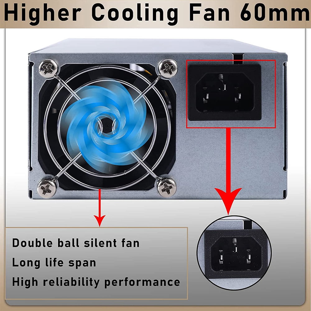 APW7 1800W Power Supply Mining PSU for Bitmain Antminer S9/L3+/A6/A7/R4/S7/E9 with 10X PCI-E 6Pin Connectors