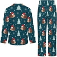 thumbnail image 5 of Top-kevin Women Long Sleeve Pajama Set Comfy Pjs Sets Hot Chocolate Mugs 2 Piece Lounge Set, 5 of 12