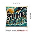 thumbnail image 4 of Summer Pillow Covers Set of 2 Style Throw Pillow Covers Summer Cushion Case Decor for Sofa Couch, 4 of 7