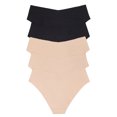 thumbnail image 3 of Joyspun Women's No Show Freecut Cheeky Panties, 5-Pack, Sizes XS-3XL, 3 of 4