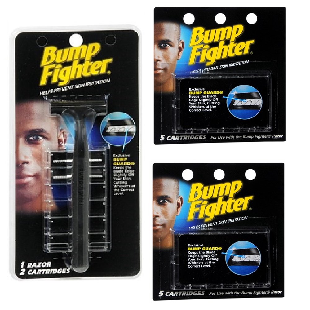 Bump Fighter Refill Razor w/ 2 Cartridges + Bump Fighter Refill