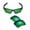 Emerald Mirror Coated - Mr. Shield Polarized, variant on Walleva Emerald Mr. Shield Polarized Replacement Lenses for Oakley Flak 2.0 XL Sunglasses