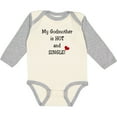 thumbnail image 3 of Inktastic Single Godmother Boys or Girls Long Sleeve Baby Bodysuit, 3 of 5