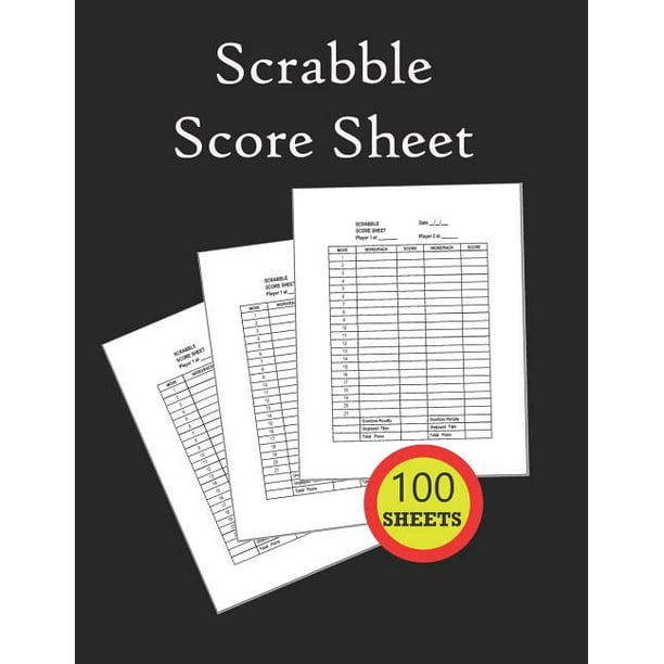 Download Scrabble Score Sheet: 100 pages scrabble game word building for 2 players scrabble books for ...