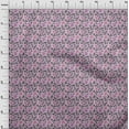 thumbnail image 4 of oneOone Cotton Jersey Pastel Purple Fabric Florals Quilting Supplies Print Sewing Fabric By The Yard 58 Inch Wide, 4 of 5