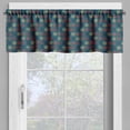 thumbnail image 2 of Ambesonne Geometric Window Valance, Repeated Starry Circles, 54" X 12", Multicolor, 2 of 5