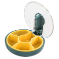 thumbnail image 1 of Organizador con cortador de pastillas, pastillero portátil 4 veces al día, pastillero diario para mujeres MFZFUKR CPB-DE-WX549-4, 1 of 5