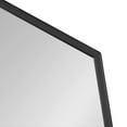 thumbnail image 3 of Kate and Laurel Hammell Midcentury Framed Wall Mirror, 23 x 30, Black, Geometric Heptagon Mirror, 3 of 8