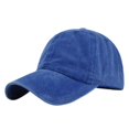 thumbnail image 2 of Unisex Vintage Baseball Cap Washed Distressed Plain Blank Baseball Hat Adjustable Dad Hat for Outdoor Sports, 2 of 7