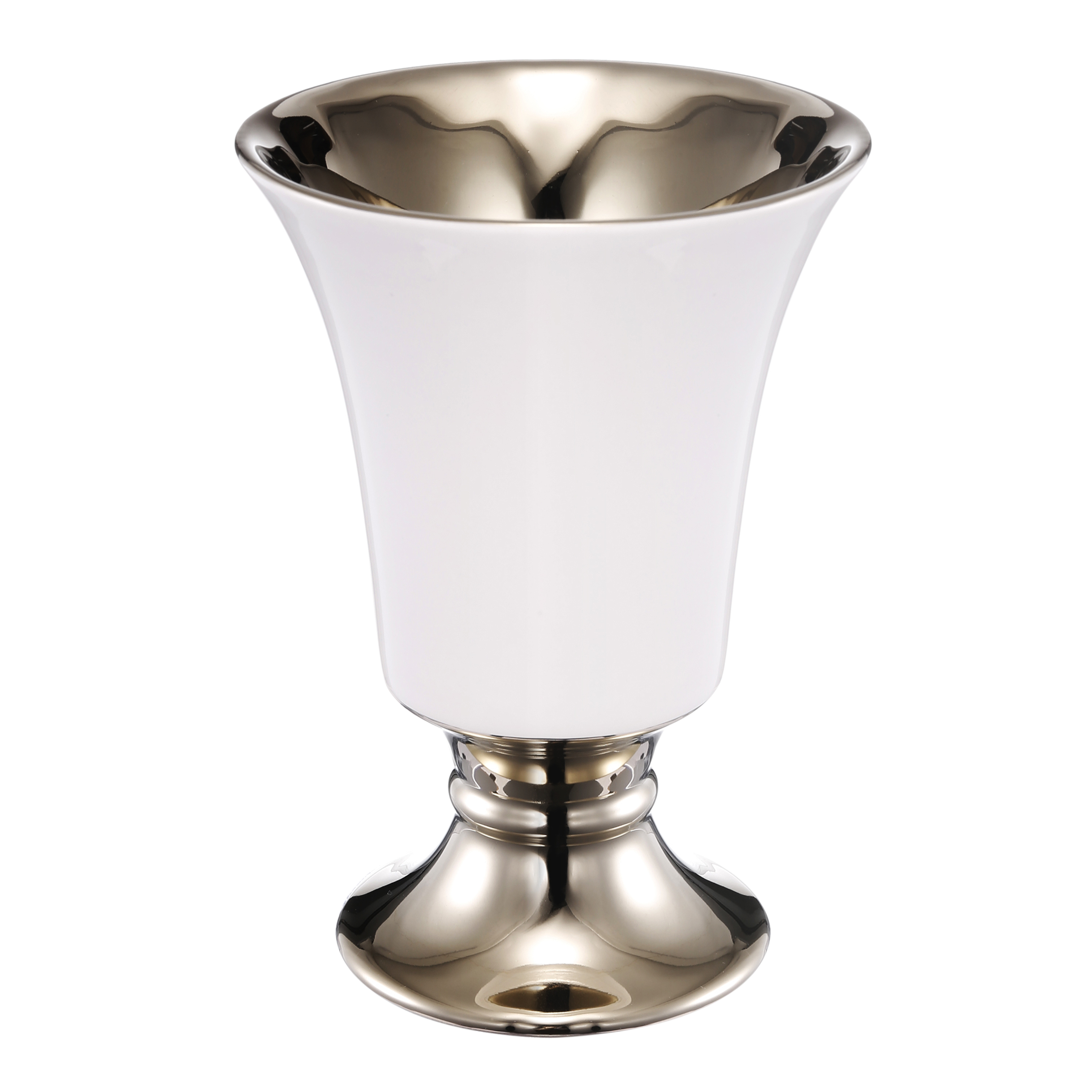 Elliott Pedestal White Vase Set of 3