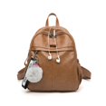 thumbnail image 2 of Mochila de cuero para mujer, estilo moderno, combinable, informal, de gran capacidad, de cuero suave, para viaje, 2 of 6