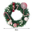 thumbnail image 2 of Feliz Navidad Para Puerta De Entrada Corona De Navidad Para Colgar En La Puerta Con Decoración De Interior Y Exterior De Conejo De Caramelo. Yuarrent HA040826-01, 2 of 6