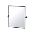 thumbnail image 1 of Gatco Glam Framed Rectangle Mirror, 25-inch, Matte Black, 1 of 4