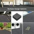 thumbnail image 3 of Pure Garden 6PK Interlocking Deck Tiles Woodgrain Outdoor Flooring, Gray, 3 of 8