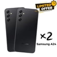 thumbnail image 1 of Combo de 2 Samsung Galaxy A24 128GB / 4GB RAM - Color Negro, 1 of 1