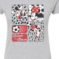 thumbnail image 3 of Disney - Minnie Soccer  - Juniors Fitted Graphic T-Shirt, 3 of 5