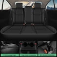 thumbnail image 2 of AOMSAZTO Seat Covers Full Set Custom Fit for Toyota Corolla 2020-2024 2025 Breathable Faux Leather Black Car Seat Covers Protector Cushion Accessories, 2 of 7