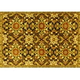 thumbnail image 1 of Ahgly Company Indoor Rectangle Persian Yellow Traditional Area Rugs, 7' x 9', 1 of 4