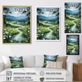 thumbnail image 4 of Designart "Dew Glistening in the Countryside II" Landscape & Nature Floater Framed Canvas Art Print, 4 of 7