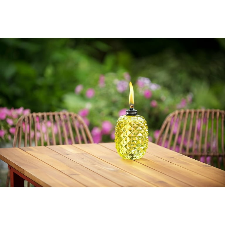 TIKI® Brand 65-Inch Aloha Pineapple Glass Torch Green 2-pack TIKI® Brand 65-Inch Aloha Pineapple Glass Torch Green 2-pack