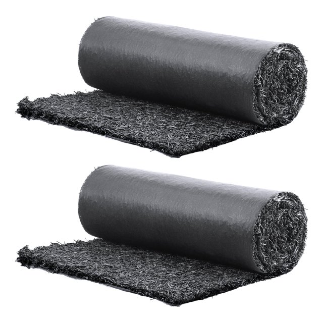 STAWAY Rouleau de Paillis en Caoutchouc 96x22 Po - Tapis de Contrôle des Mauvaises Herbes Durable pour Aménagement Paysager, Prévention de la Boue, Respirant et Faible Entretien pour Allée de Jardin