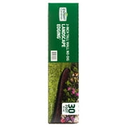 Expert Gardener 2-inch Tall Wall No-Dig Landscape Edging, 30-ft., Plastic, Black