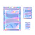 thumbnail image 4 of 100 Pcs/set Zipper Pochette Refermable Anti-Humidité 3 Tailles Sacs Holographiques Refermables pour la Maison, 4 of 8