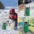 thumbnail image 3 of Puffer Water Bottle Carrier Bag, Insulated Crossbody Water Bottle Holder with Strap and Sling for Hiking Travel, 3 of 4