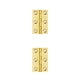 thumbnail image 4 of Speravity Bisagras 6 Agujeros de montaje Conector de puerta Herramienta de hardware Cerradura de muebles Bisagra de ventanas sólidas para Ciego/2in/Latón 2Conjunto, 4 of 6