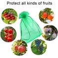 thumbnail image 4 of Jinsinto 100 Pieces Bunch Protection Bag 30x20cm Grapefruit Organza Bag With Drawstring Gives Total Protection green, 4 of 7