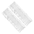 thumbnail image 3 of 2 ligas de manga para decoración de fiestas, bandas para mangas, ligas para brazos, cinturones para camisas y brazaletes. Blanco, 3 of 8