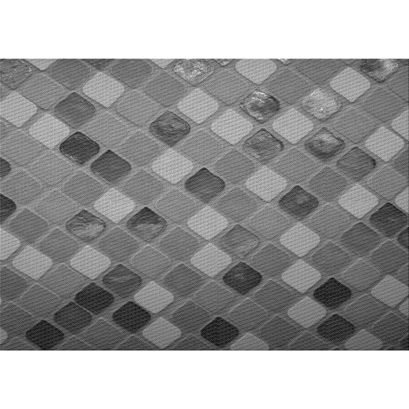 Ahgly Company Machine Washable Indoor Rectangle Transitional Gunmetal Gray Area Rugs, 8' x 10'