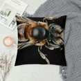 thumbnail image 2 of GOSMITH Throw Pillow Cover - Cuckoo Bee Insect Ma Cro Nature Wildlife Mounted White, 2 of 5