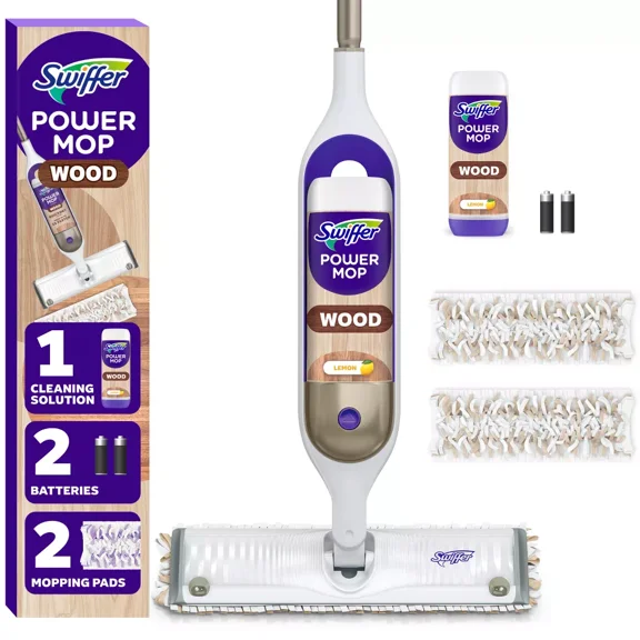 Power Mop Wood Mop Kit for Wood Floor Cleaning