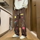 thumbnail image 2 of Pantalones rectos holgados con estampado de grafiti americano para hombre, pantalones de chándal de pierna ancha estilo Y2K para hombre, nuevos pantalones de moda de hip hop, 2 of 5