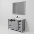 thumbnail image 6 of Lexora Home Marsyas 48" Carrara Marble Top Single Vanity in Dark Gray, 6 of 10