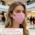 thumbnail image 6 of Kn95 Face Masks Disposable Face Masks for Adults Navy Blue Breathable Protective Disposable Masks Bulk 50 Pack, 6 of 7