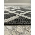 thumbnail image 2 of Benissimo Indoor / Outdoor Sisal Area Rug "Ribon" Collection Non-Skid, Woven, Transitional, Durable, and Easy Cleaning | Machine Rug for Living Room, Kitchen, Garage, Kids room etc. I 6x9 I Gray, 2 of 4