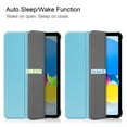 thumbnail image 2 of Dteck Smart Case for iPad 10.9-inch 2022, Magnetic Slim Trifold Folio Stand Case with Soft TPU Back Cover, Auto Sleep/Wake Case, Skyblue, 2 of 9