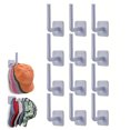 thumbnail image 1 of Perchero para guardar sombreros, organizador de sombreros multiusos, ganchos adhesivos fuertes para sombreros, organizador de sombreros de pared para gorras de béisbol, 1 of 5