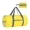 Yellow, variant on Round Barrel Bag Foldable Lightweight Packaway Sports Gym Duffle Holdall,Yellow