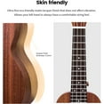 thumbnail image 6 of AODSK AUS-P08, Beginning Ukulele 21 inch Sapele, Ukelele Kit  for Kids Students with Free Gig Bag, Strap, Nylon String, Picks, Clip-on Tuner (Soprano), 6 of 9