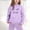 Purple, variant on Zecgelong Little Girls Clothes 2 Piece Outfit Kids Long Sleeve T Shirt Pant Set Cute Fall Winter Outfits for Girl Age 2-3 Years