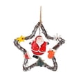 thumbnail image 2 of Colgante de Madera onlyliua Pegatina Navideña Árbol de Navidad Estrella de Cinco Puntas, 2 of 2