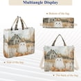thumbnail image 6 of FORMRS Womens Corduroy Tote Bag Crossbody Shoulder Handbag with Pocket, Cute Halloween Pumpkins, 6 of 7