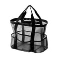 thumbnail image 2 of Fmbmuo Large Beach Tote Bags for Women with 9 Pockets, Mesh Travel Bags for Beach Pool Cruise Quick Dry, 2 of 4