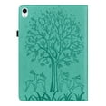 thumbnail image 2 of Allytechgroup Tablet Case for iPad Air 11 2024 - Slim Fit and Shockproof Deer Tree Embossed Flip Case with Kickstand - Ultimate Protection for Apple iPad Air 11 inch, Green, 2 of 3