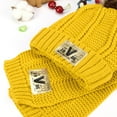 thumbnail image 5 of OGLCCG Kids Beanie Hat Scarf Set Winter Thick Cable Knitted Circle Loop Infinity Scarfs and Warm Pom Beanie Hat for Boys Girls 3-16 Years, 5 of 5