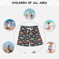 thumbnail image 6 of FORMRS Boys Swim Trunks Quick Dry Mesh Lining Beach Boardshorts, Sizes XS-XL, Colorful Space Cat, 6 of 7
